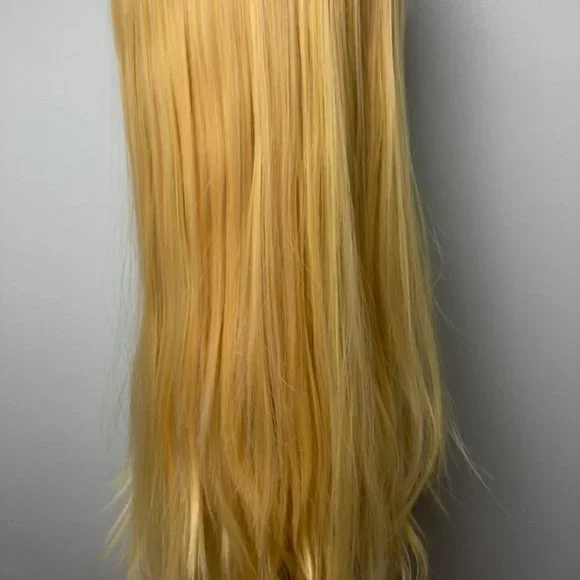 Yellow Wig Straight Lace Wig